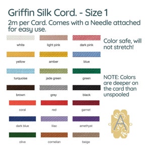 GRIFFIN Silk, Size 1 - Thread or Cord