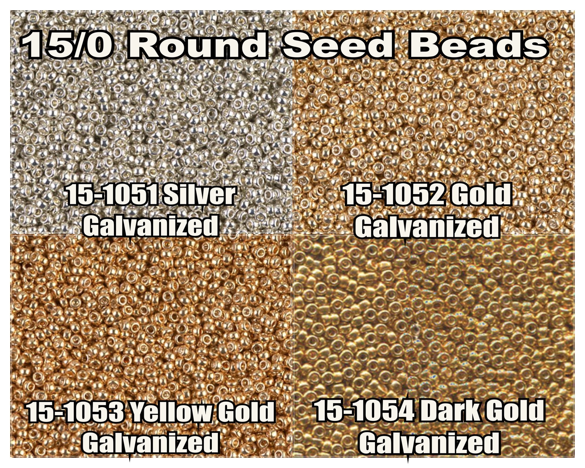 15-1052, Miyuki Galvanized Gold 8.2g 15-1052, Miyuki Galvanized Gold 8.2g