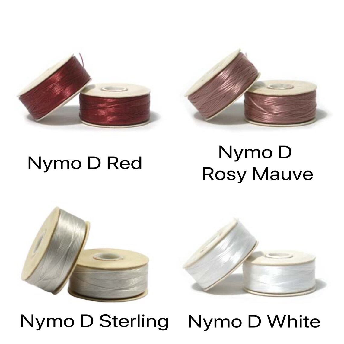 Nymo® Size D Thread Bobbin 21 Colors 64yds58.5m Etsy