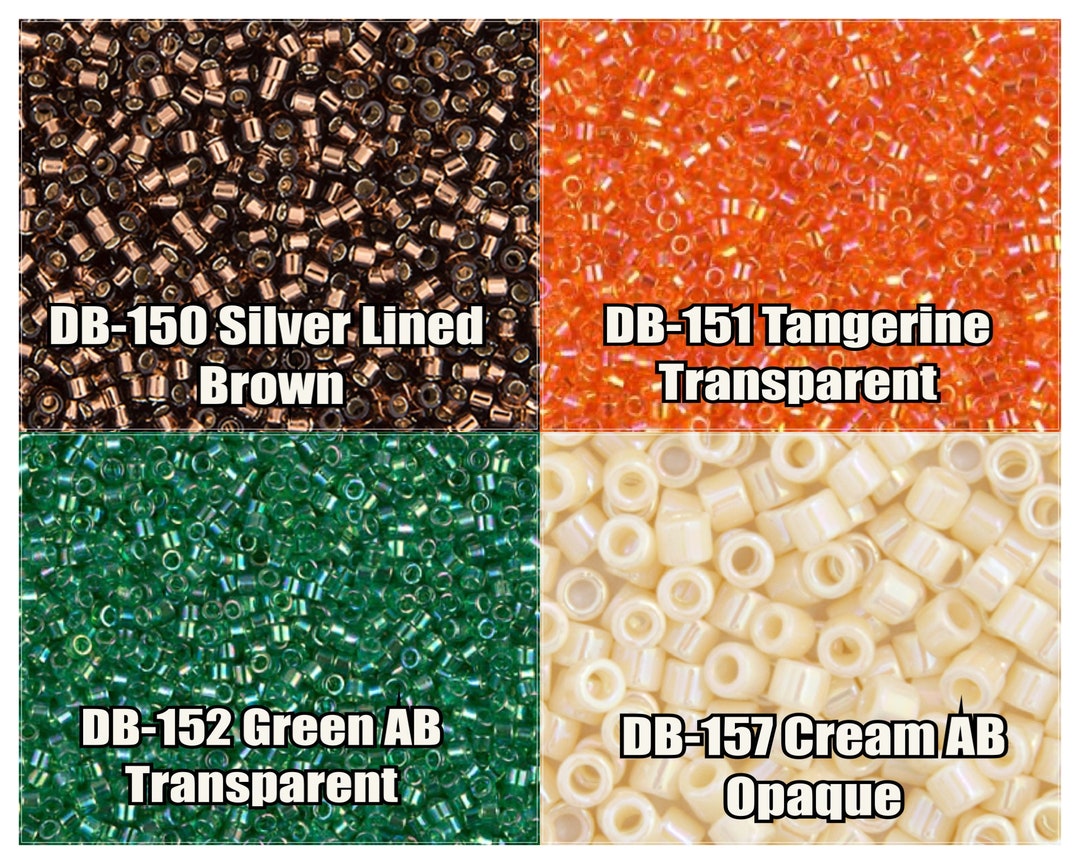 5g, 10g 11/0 Miyuki Delica Beads, DB150, DB151, DB152, DB157 - Etsy