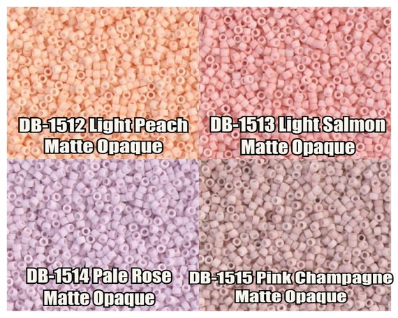 11/0 Miyuki Delica Beads, DB1512, DB1513, DB1514, DB1515 - 5g, 10g