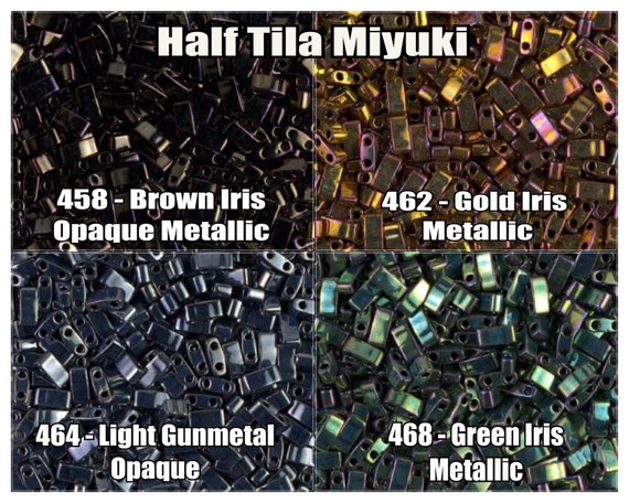 15-458, Miyuki 8.2g Metallic Brown Iris 15-458, Miyuki 8.2g Metallic Brown Iris