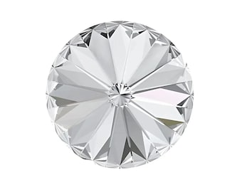 Rivoli in cristallo Swarovski, modello 1122, 14 mm, cristallo, 2 o 6 pezzi