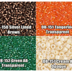 5g, 10g 11/0 Miyuki Delica Perlen, DB150, DB151, DB152, DB157