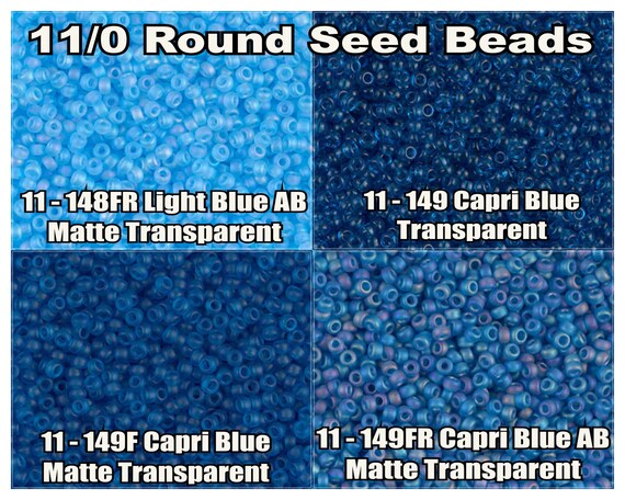 15-148FR, Miyuki 8.2g Matte Sky Blue AB 15-148FR, Miyuki 8.2g Matte Sky Blue AB