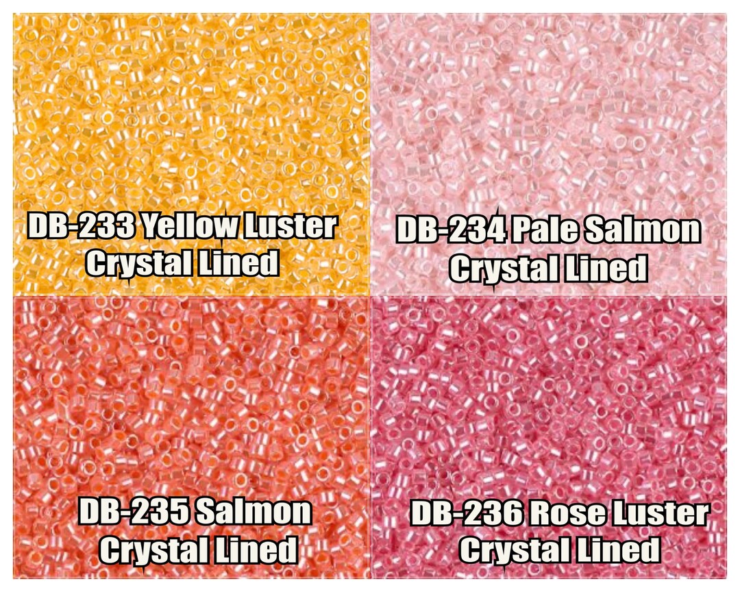 Buy 11 0 Miyuki Delica Beads DB233 DB234 DB235 DB236 5g 10g