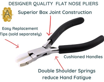 Nylon Jaw FLAT NOSE Pliers, Designer Quality, Superior Construction