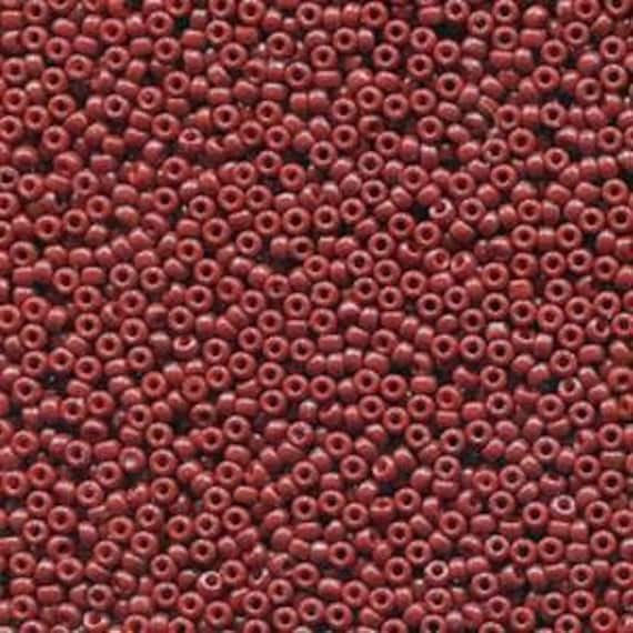 15-4469, Miyuki 8.2g Duracoat Opaque Dyed Red 15-4469, Miyuki 8.2g Duracoat Opaque Dyed Red