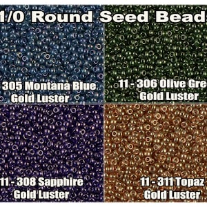 11-305, Miyuki 22g Montana Blue Gold Luster 11-305, Miyuki 22g Montana Blue Gold Luster