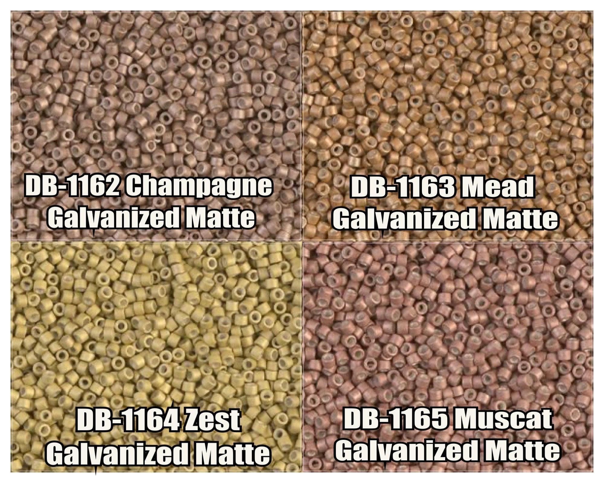 11 0 Miyuki Delica Beads DB1162 DB1163 DB1164 DB1165 5g 10g Etsy