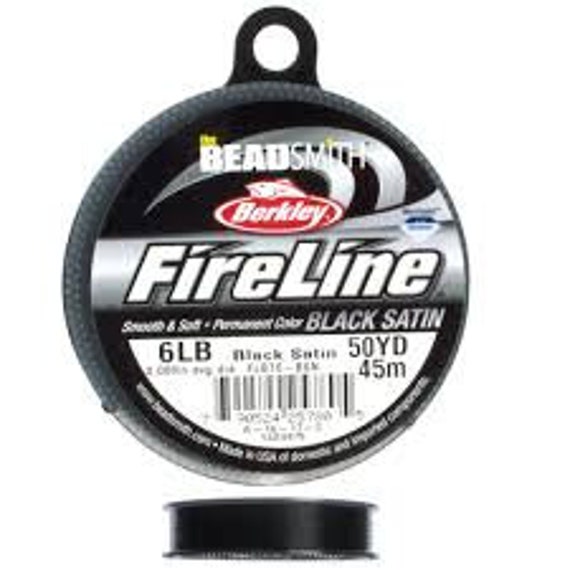 SMOKE Berkley Fireline Thread / 6 lb - 55 Yard Roll / for stringing an –  StravaMax Jewelry Etc
