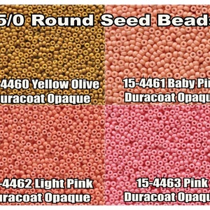 15-4463, Miyuki 8.2g Duracoat Opaque Dyed Pink 15-4463, Miyuki 8.2g Duracoat Opaque Dyed Pink
