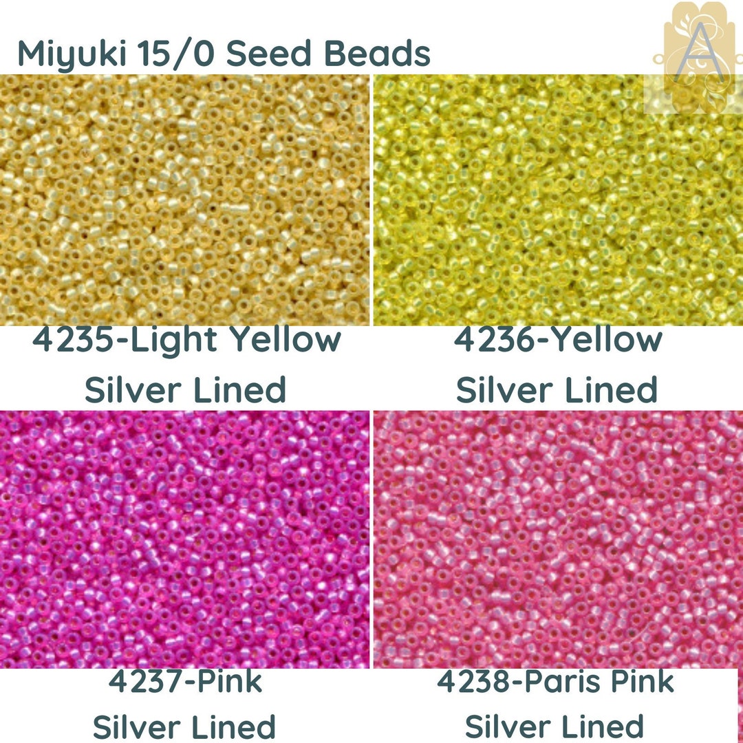 15/0 Miyuki Round Seed Beads, 8.2g 15-4235, 15-4236, 15-4237, 15