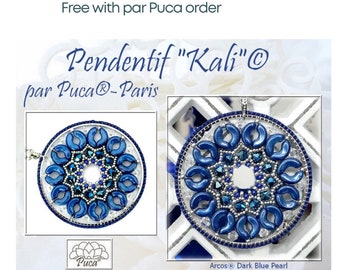 Kali Pendant Pattern, Free with Par Puca Purchase, or Download for a Small Fee