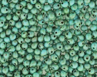 Miyuki Drop Beads 3.4mm, DP-4514, Picasso Seafoam, 10g