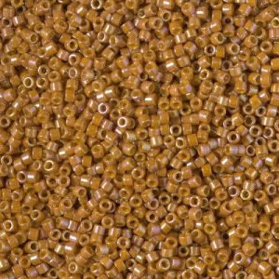 MiyUki Miyuki Delica Seed Beads 11/0 - Duracoat Galvanized Gold DB1832