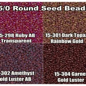 15-301, Miyuki 8.2g Rose Gold Luster 15-301, Miyuki 8.2g Rose Gold Luster