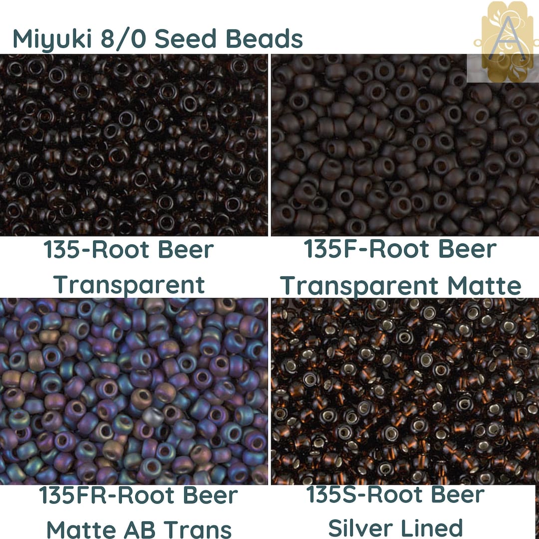 15-135FR, Miyuki 8.2g Matte Tr Root Beer AB 15-135FR, Miyuki 8.2g Matte Tr Root Beer AB