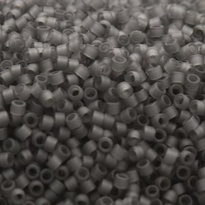 11/0 Delica Beads, DB2406 Matte Cloudy, 5 grams