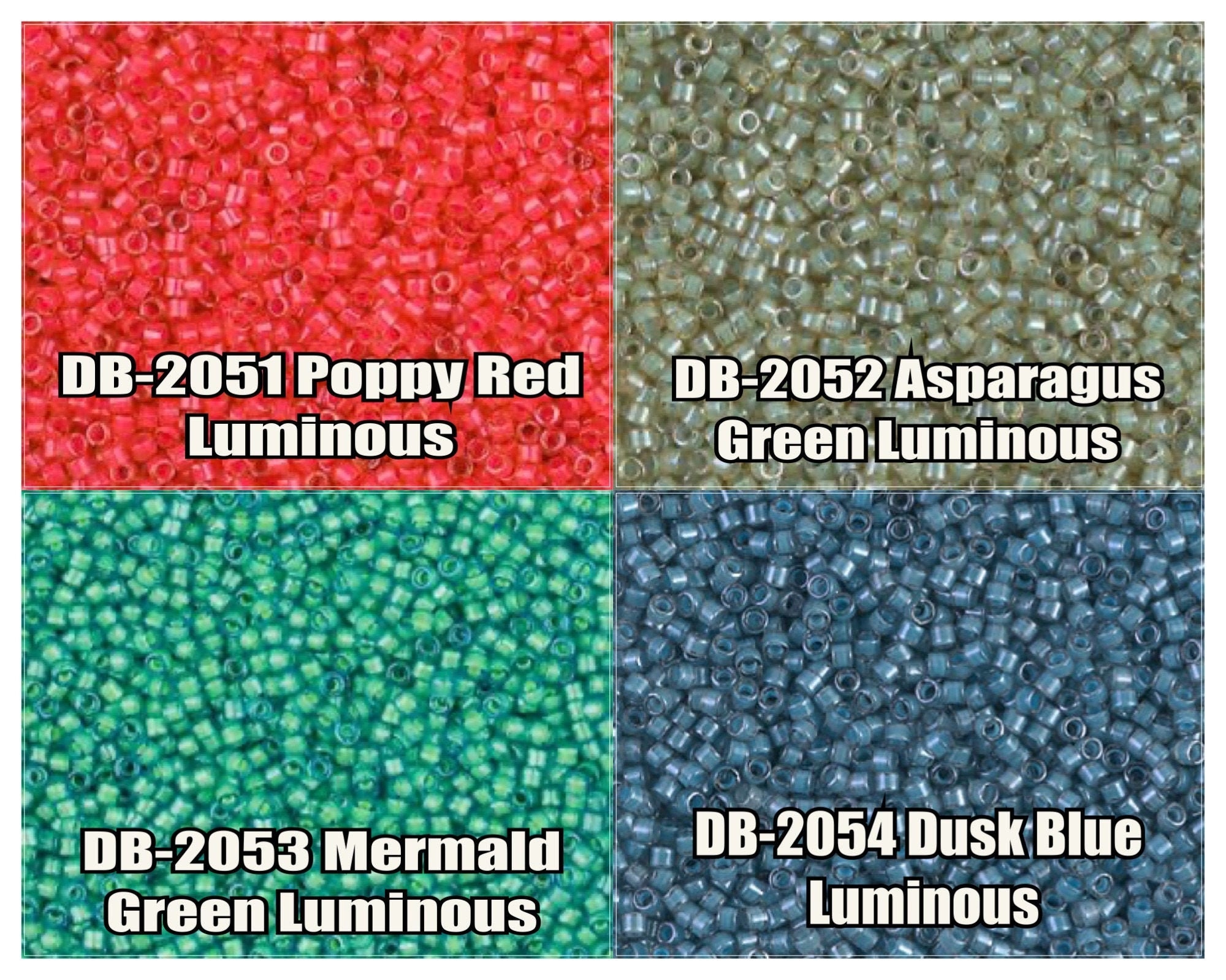 DB00-2051, Miyuki 5.2g Luminous Poppy Red DB00-2051, Miyuki 5.2g Luminous Poppy Red