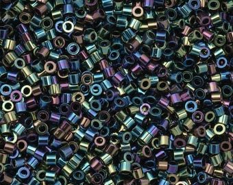 Cylin™ Beads 11/0, CY11-1002 Black AB, 25g