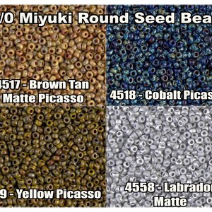 11-4517, Miyuki 22g Op Brown Picasso 11-4517, Miyuki 22g Op Brown Picasso
