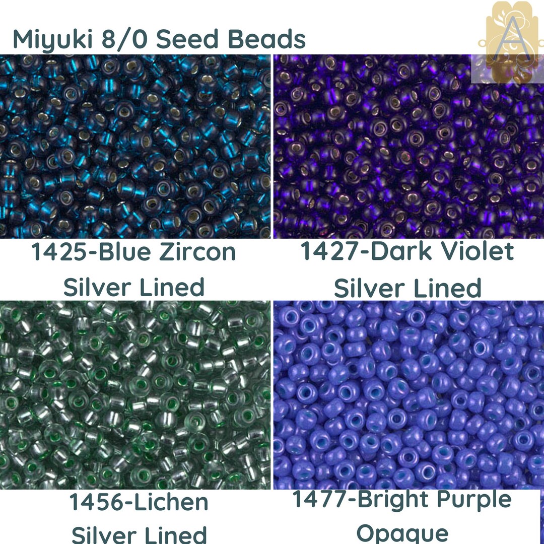 8-1456, Miyuki 22g Silver Lined Lichen 8-1456, Miyuki 22g Silver Lined Lichen