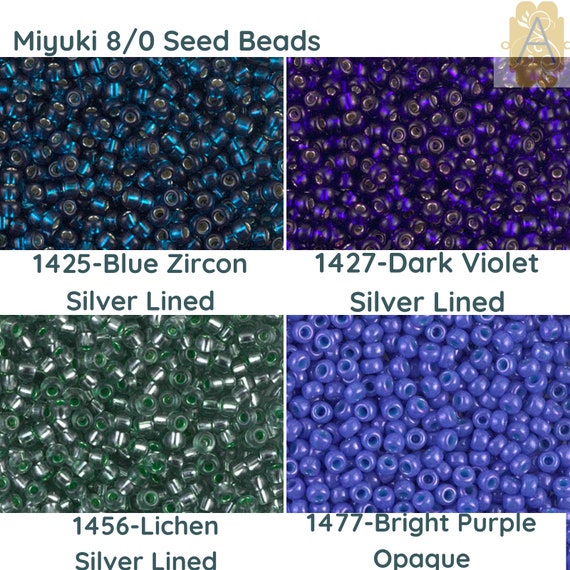 8-1456, Miyuki 22g Silver Lined Lichen 8-1456, Miyuki 22g Silver Lined Lichen