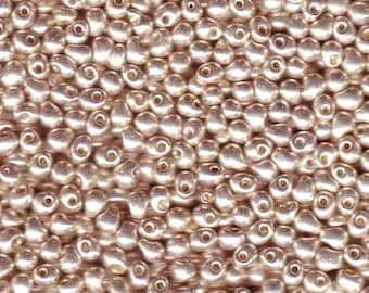 Miyuki Drop Beads 3.4mm, DP-0181, Galvanized Silver, 10g