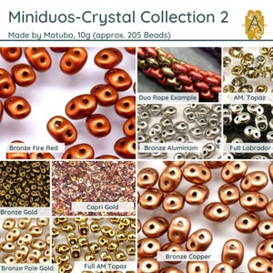 Crystal Capri Gold - MiniDuo, 2x4mm 8g Crystal Capri Gold - MiniDuo, 2x4mm 8g