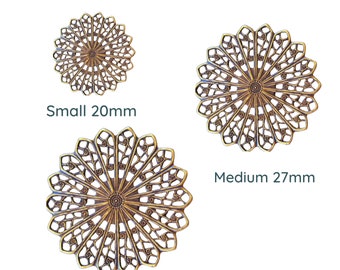 Filigree Collection, Fans, Small, Medium or Large