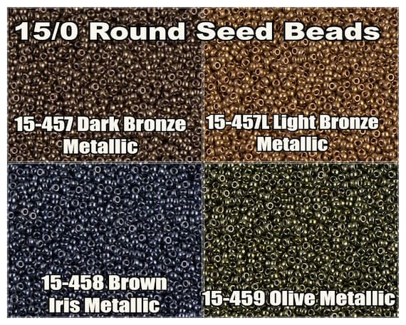 15-457L, Miyuki 8.2g Metallic Light Bronze 15-457L, Miyuki 8.2g Metallic Light Bronze