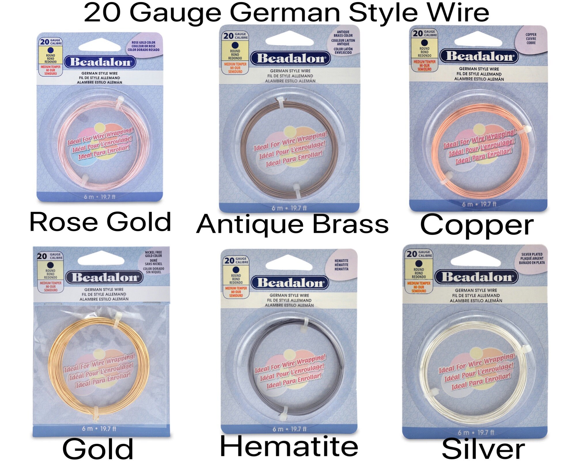 2485S212 - 20 Ga Crafting Wire - 15 yds. - Gold