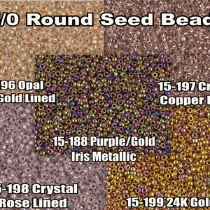 15-188, Miyuki 8.2g Metallic Purple Gold Iris 15-188, Miyuki 8.2g Metallic Purple Gold Iris