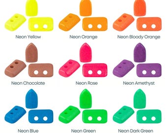 Piros Beads par Puca, Neon, 5g & 20g