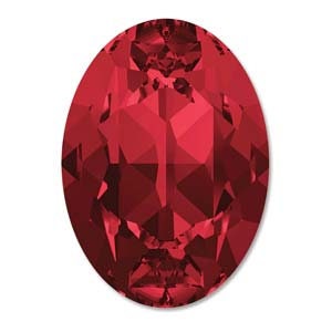 Argus Crystal 4120, 18\13mm, Oval Fancy Stone, 17 Facets, Cushion Back, Siam, Crystal, Golden Shadow, Violet, Erinite, Black Diamond & More