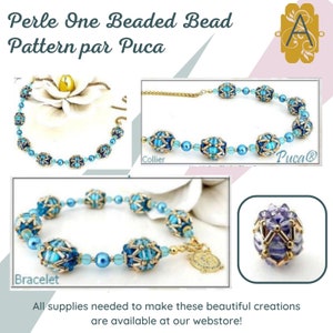 DARMOWE! NIE WKŁADAJ DO KOSZYKA. Wzór na koraliki Perle One Beaded - Darmowy przy każdym zakupie Les Perles Par Puca