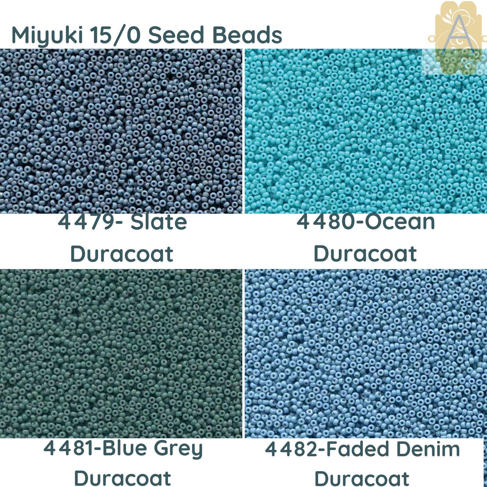 15-4479, Miyuki 8.2g Duracoat Opaque Dyed Slate 15-4479, Miyuki 8.2g Duracoat Opaque Dyed Slate