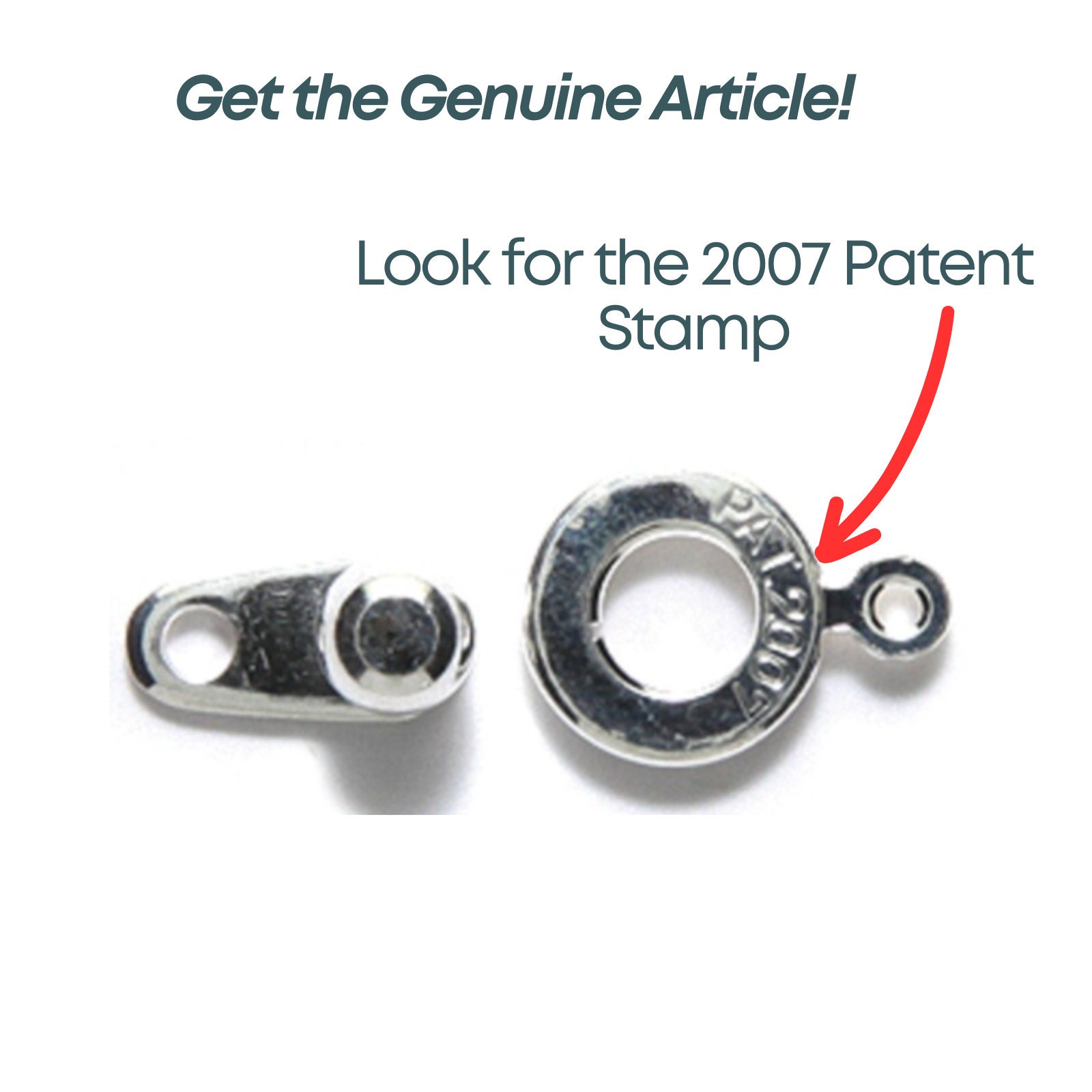 claspページ Patented 2007 Ball & Socket Clasps, Premium Quality, 2 Sets, 7