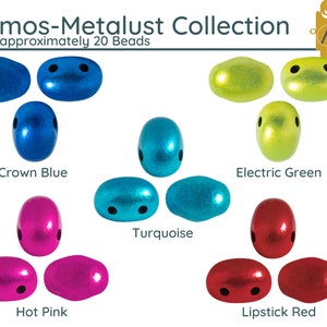 Samos - Metalust Collection, Les Perles par Puca, (5g, approx 20 beads)
