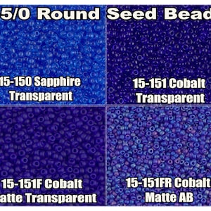 15-151, Miyuki 8.2g Transparent Cobalt 15-151, Miyuki 8.2g Transparent Cobalt