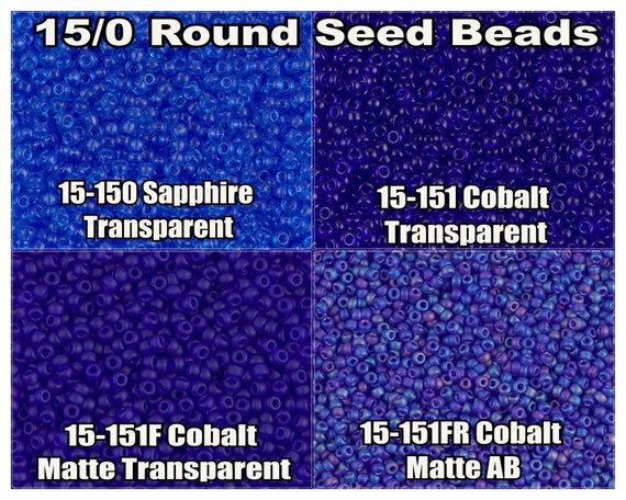 15-151, Miyuki 8.2g Transparent Cobalt 15-151, Miyuki 8.2g Transparent Cobalt