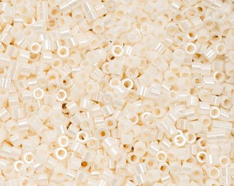 Cylin™ Beads 11/0, CY11-1093 Opaque White Bisque Ceylon, 25g