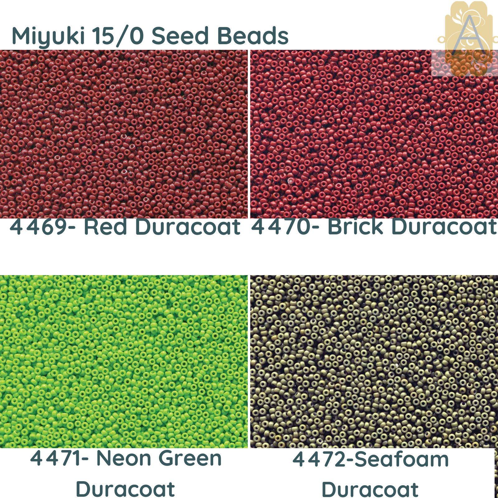 15-4469, Miyuki 8.2g Duracoat Opaque Dyed Red 15-4469, Miyuki 8.2g Duracoat Opaque Dyed Red