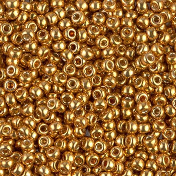 8-4203, Miyuki 22g Duracoat Galvanized Yellow Gold 8-4203, Miyuki 22g Duracoat Galvanized Yellow Gold