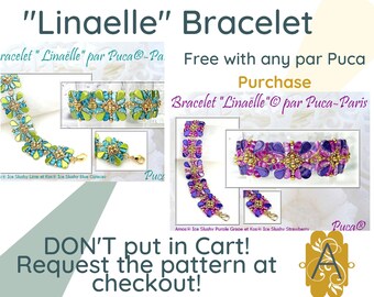 LINAELLE, Bracelet Pattern par Puca, FREE with any Par Puca Order, Request at Checkout