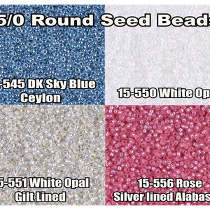 15-551, Miyuki 8.2g Silver Lined White Alabaster 15-551, Miyuki 8.2g Silver Lined White Alabaster