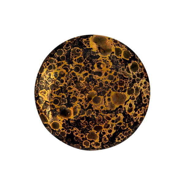 18mm Cabochons Par Puca Jet AB Hematite Bronze and New - Etsy