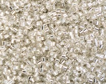 Cylin™ Beads 11/0, CY11-1199 Crystal Silver Lined, 25g