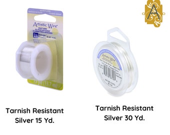 Alambre artístico calibre 26, 15 o 30 yardas, para envolver, tejer a crochet, tejer con vikingos, hacer plantillas, abalorios y más